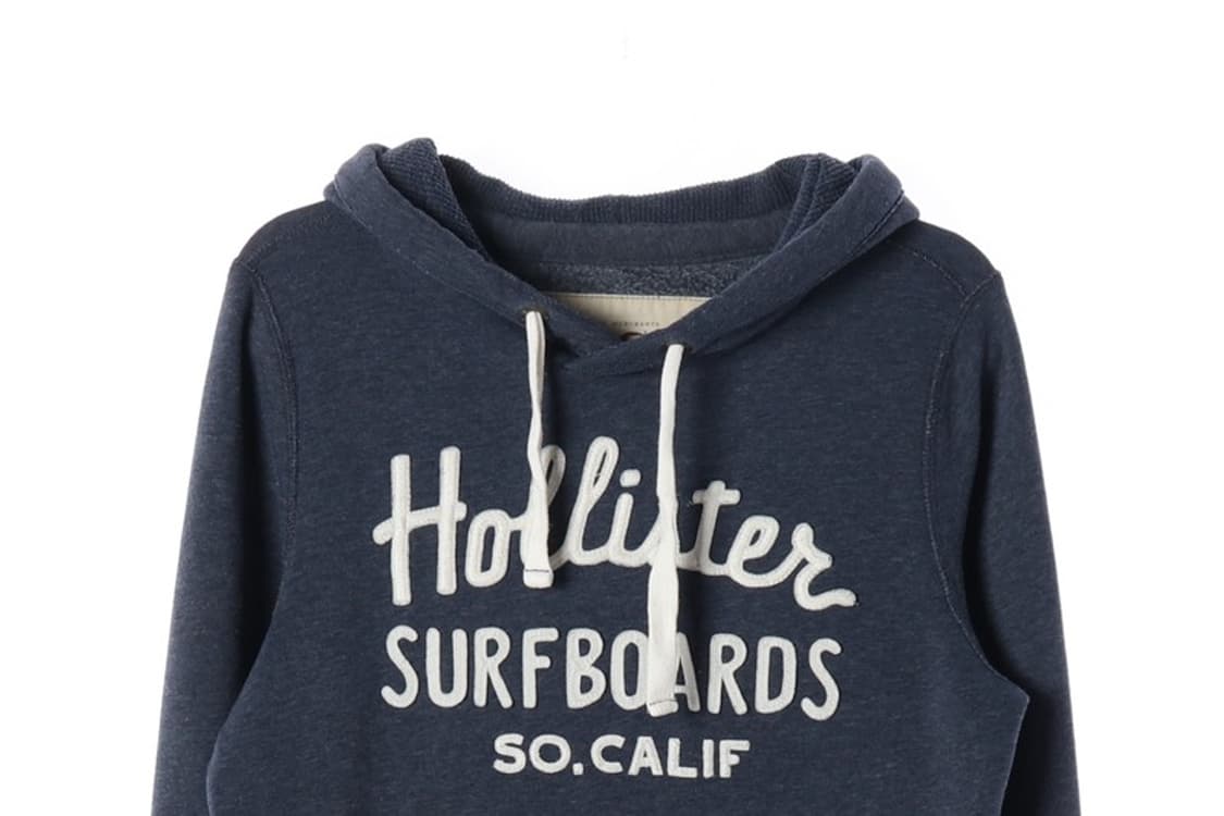 홀리스터 빈티지 로고 서프보드 기모 후드티 M 상품이미지3