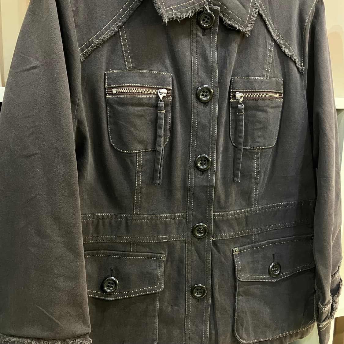 H.L Cote D’Azur 브라운 헌팅 자켓 42 상품이미지4