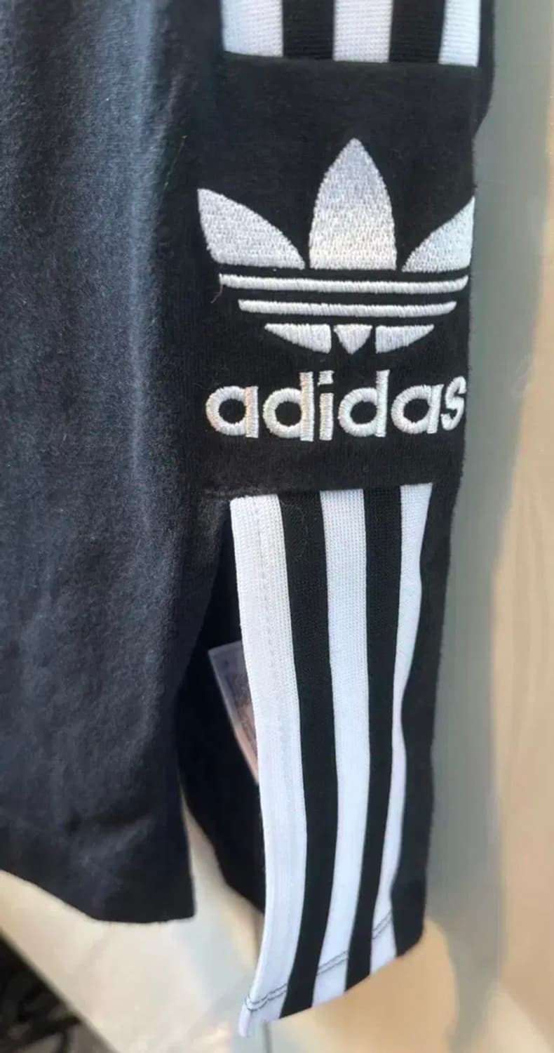 아디다스 삼선 블랙 반팔 원피스 상품이미지5