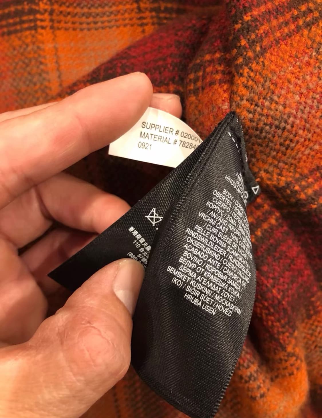 RRL 더블알엘 시어링 러프아웃 스웨이드 m 상품이미지6