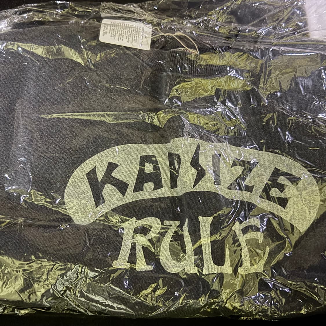 캐피탈 캡사이즈 룰 Pt 플리스 크루 스웨트셔츠 블랙 상품이미지2