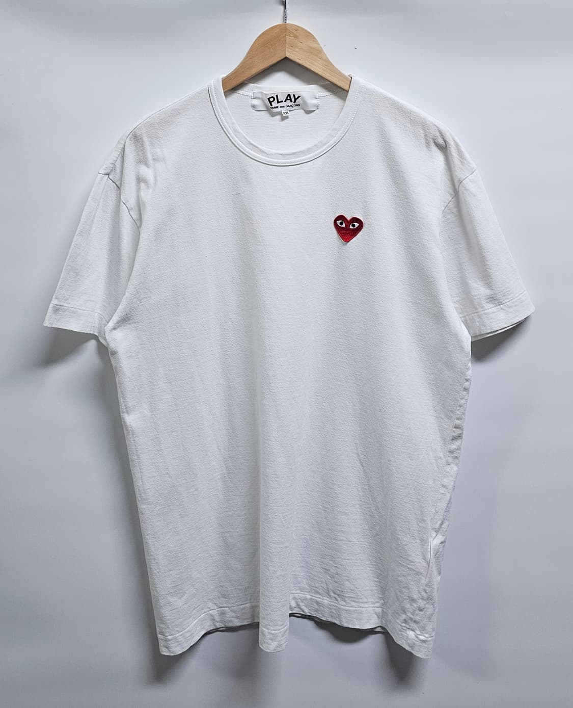 꼼데가르송 레드와펜 반팔 티셔츠 2XL 상품이미지1