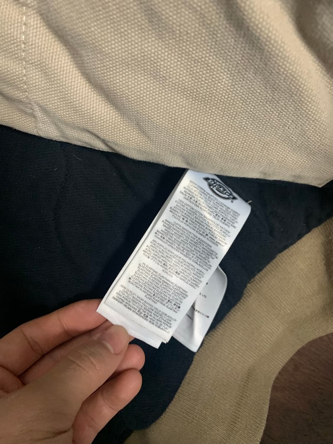 디키즈 워크 후드 봄버자켓 베이지 s 상품이미지4