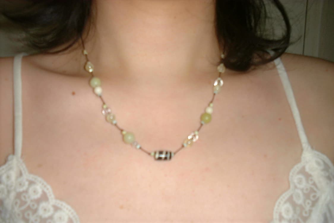 Yellow bubble necklace 옐로우 버블 비즈 목걸이 상품이미지1