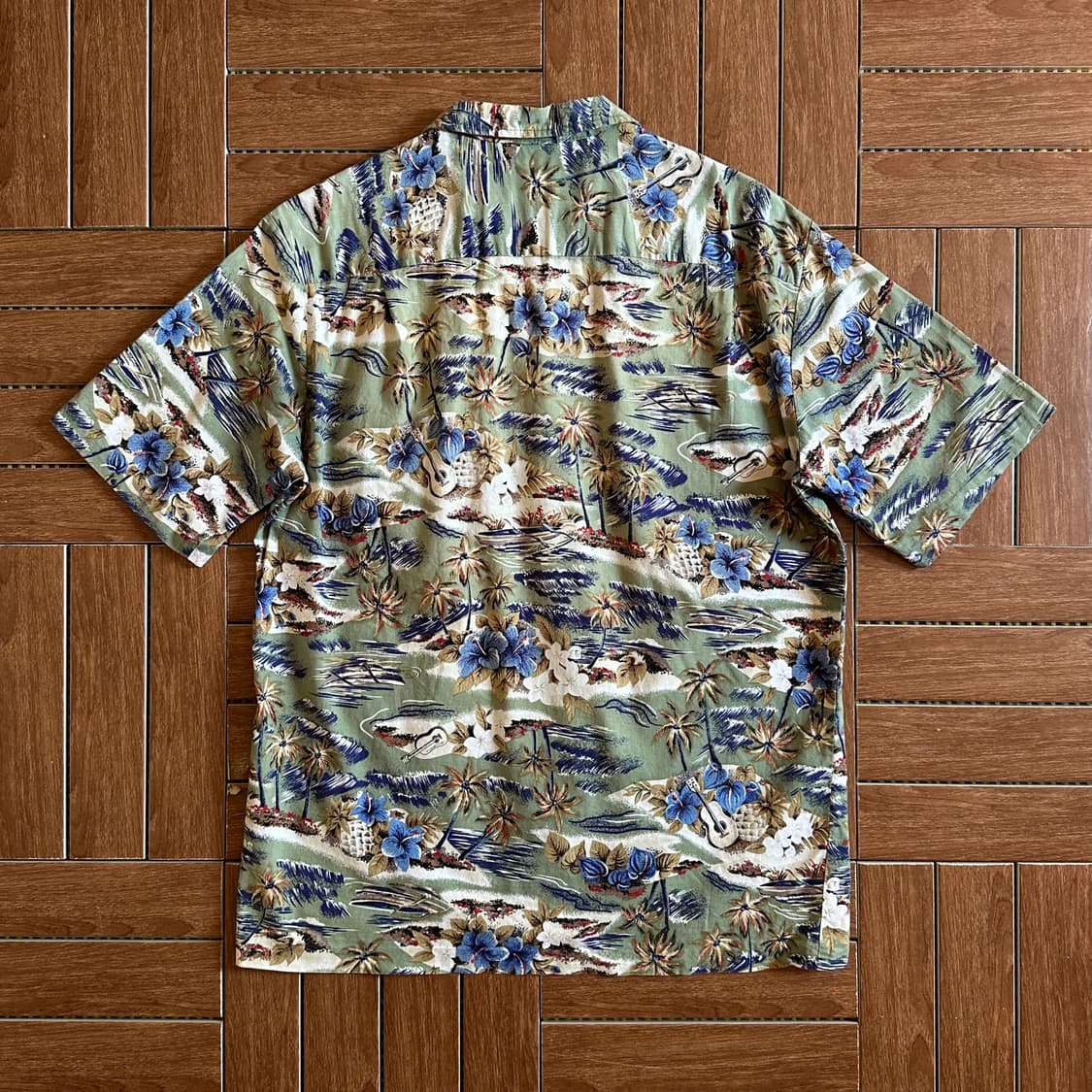 Vintage Hawaii made Hawaiian 1/2 shirts 상품이미지2