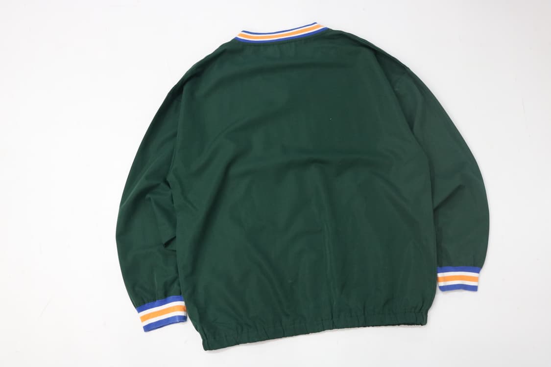 Quash 빈티지 마나사스 컬리지 그린 V넥 웜업 (L) 상품이미지6