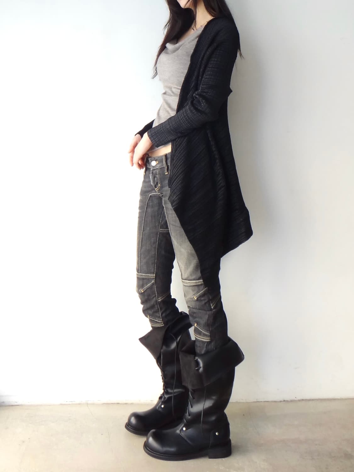 DSQUARED2 Biker cropped denim pants 상품이미지5