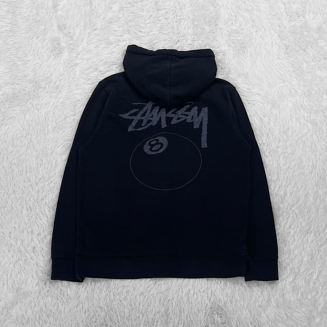 스투시 Stussy 8볼 후드집업 블랙 상품이미지3