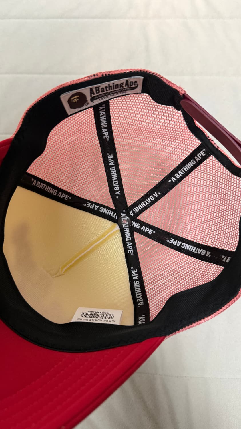 [OS] 베이프 스타 메쉬캡 레드 상품이미지3