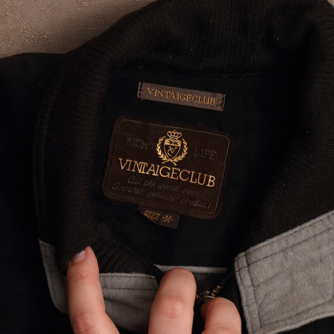 90's 일본빈티지 블루종 봄버자켓 A1471 상품이미지3