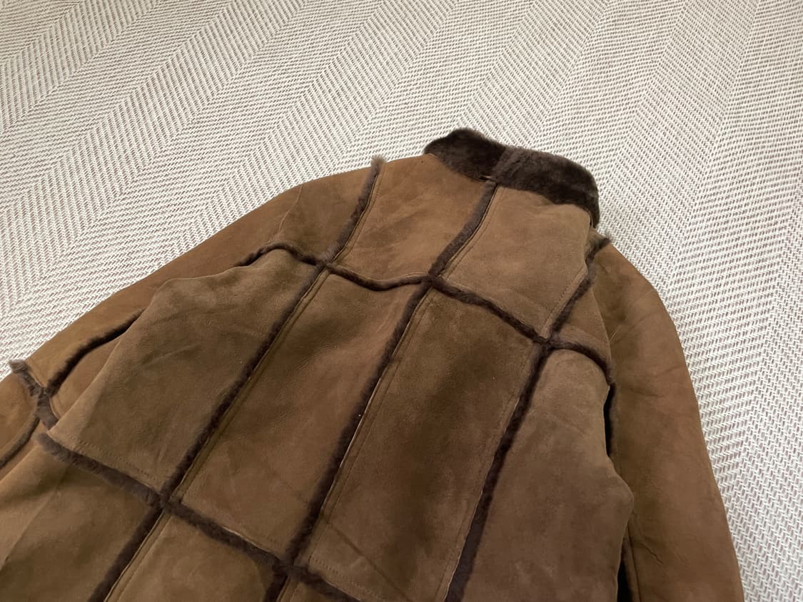 레킵 요시에 이나바 시어링 스웨이드 무스탕 코트 J03527 상품이미지7