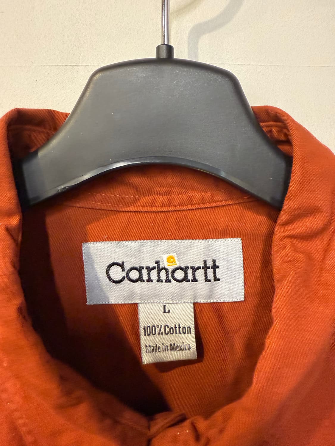 칼하트 오렌지 긴팔셔츠 상품이미지3