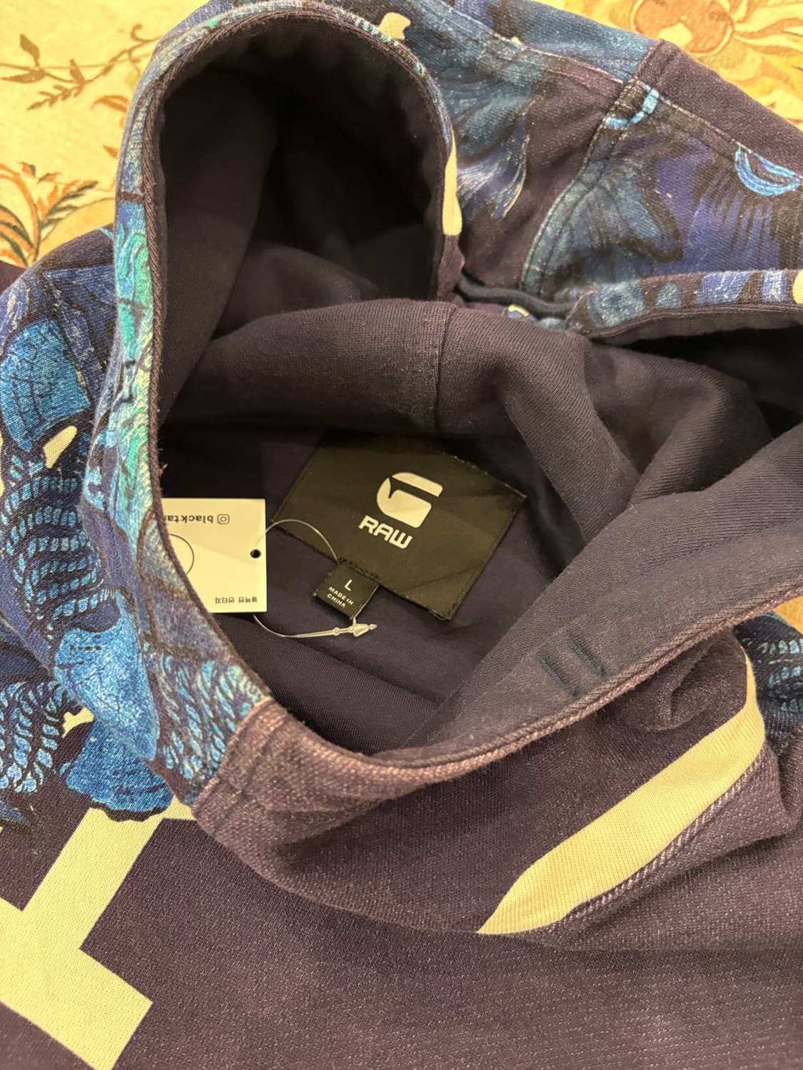 지스타로우 그래픽쉴드 1코어 후드티 상품이미지3