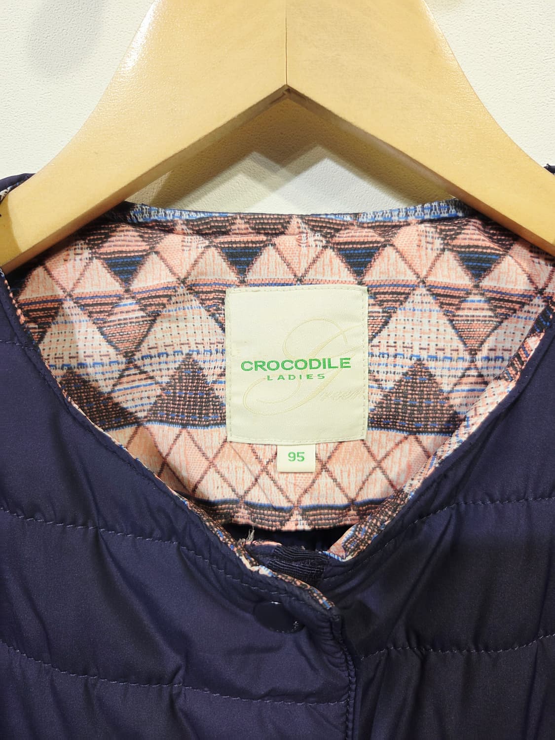 크로커다일 경량 패딩 네이비_95 상품이미지5