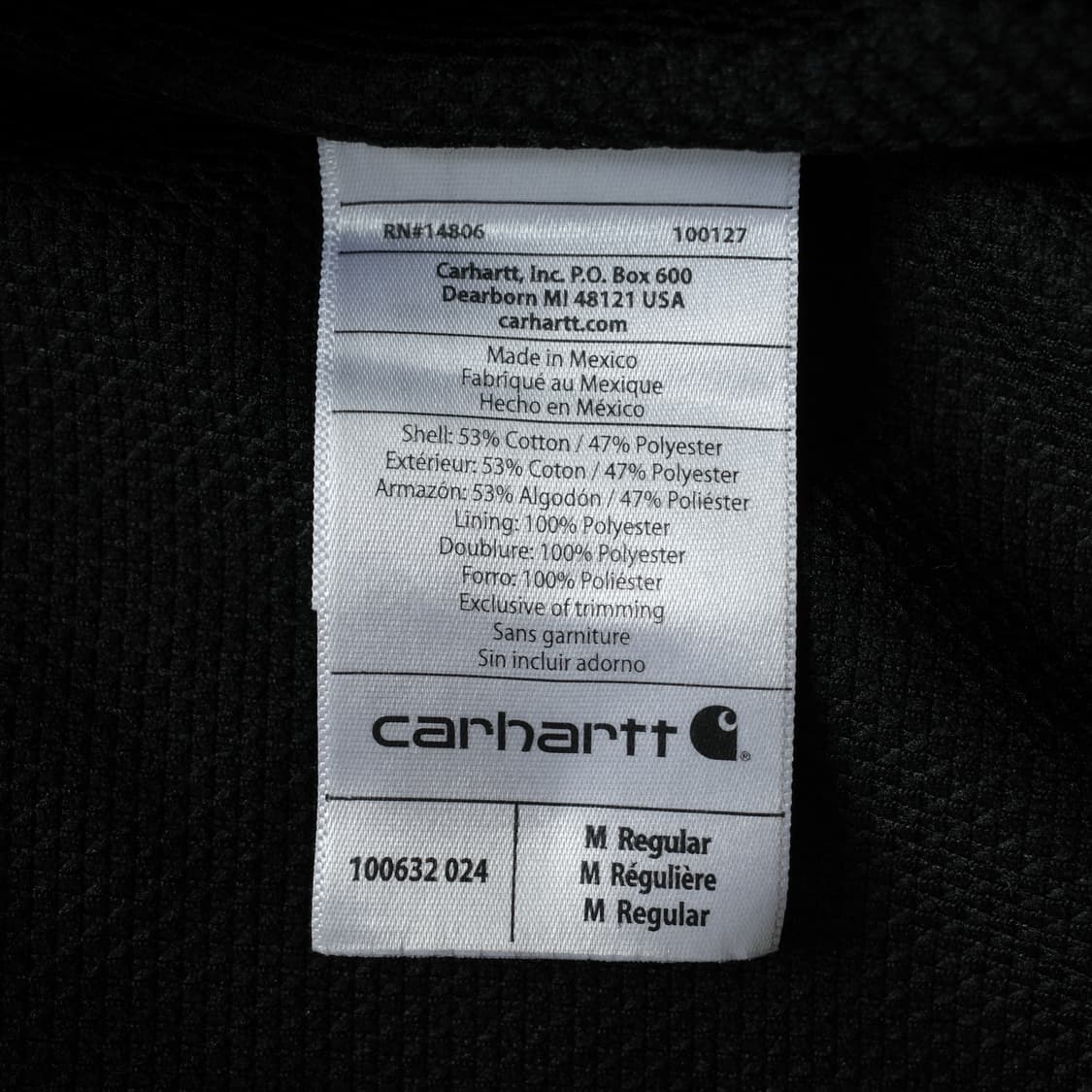 칼하트 써멀 레인디펜더 후드집업 그레이 M 상품이미지6