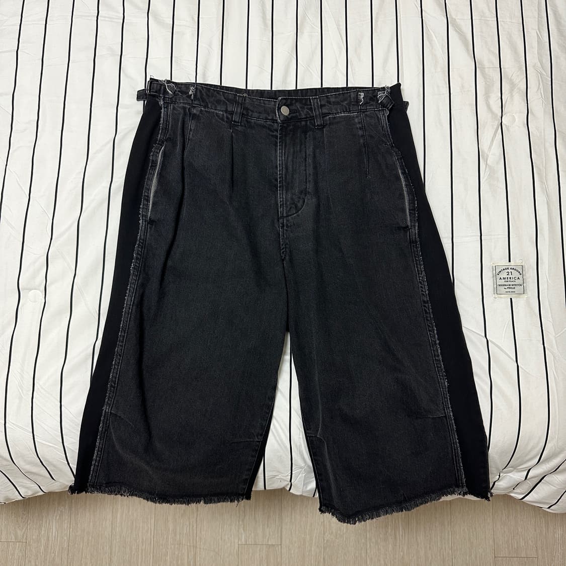 폴리테루 리빌드 6컷 데님 반바지(3) 상품이미지1