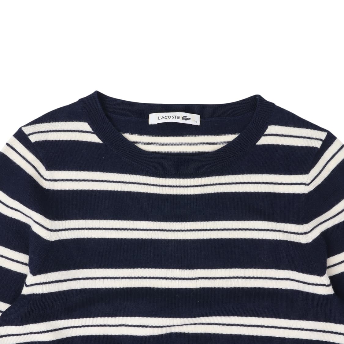 라코스테 스트라이프 울 니트 원피스 상품이미지2