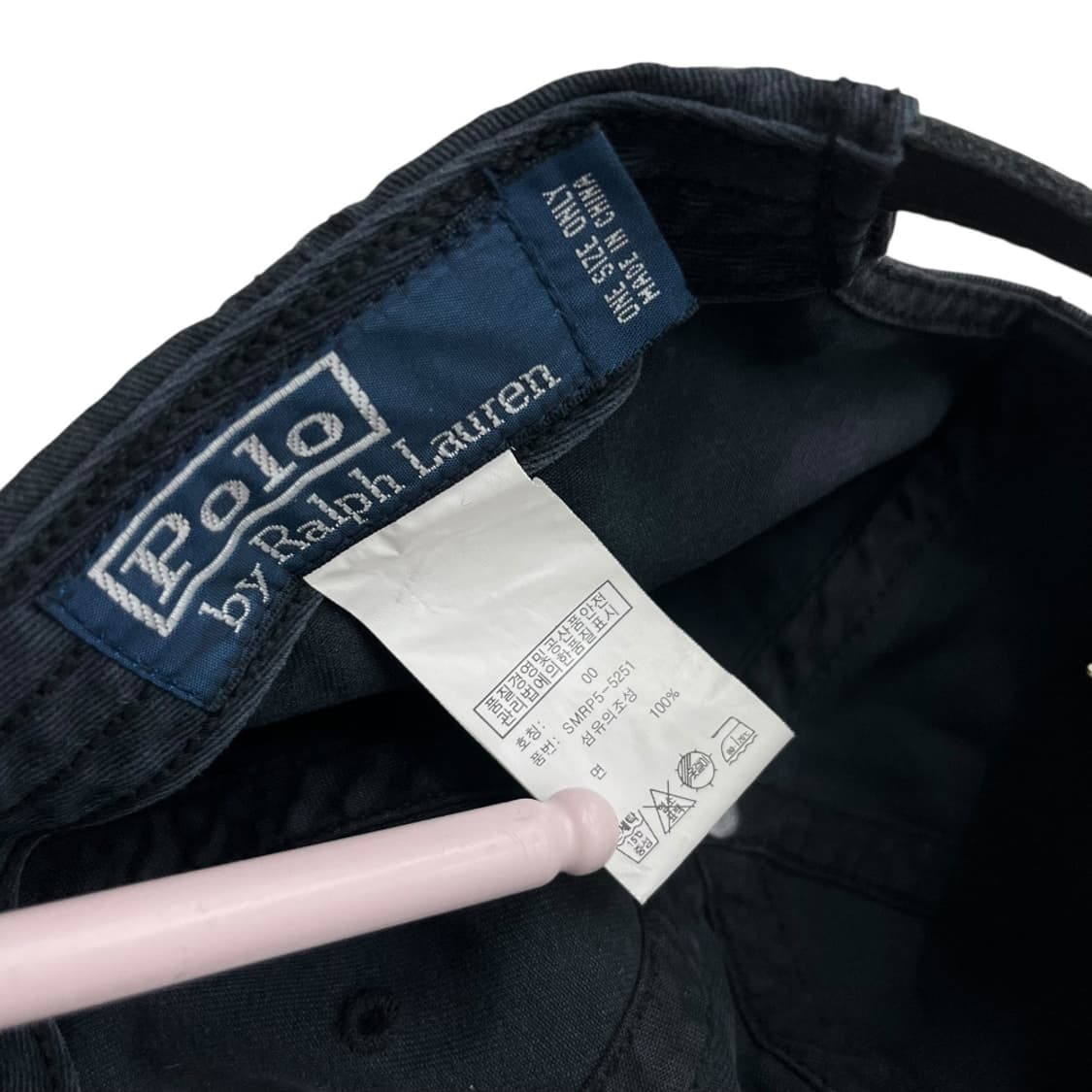 폴로 랄프로렌 90's 빈티지 블랙 볼캡 상품이미지10