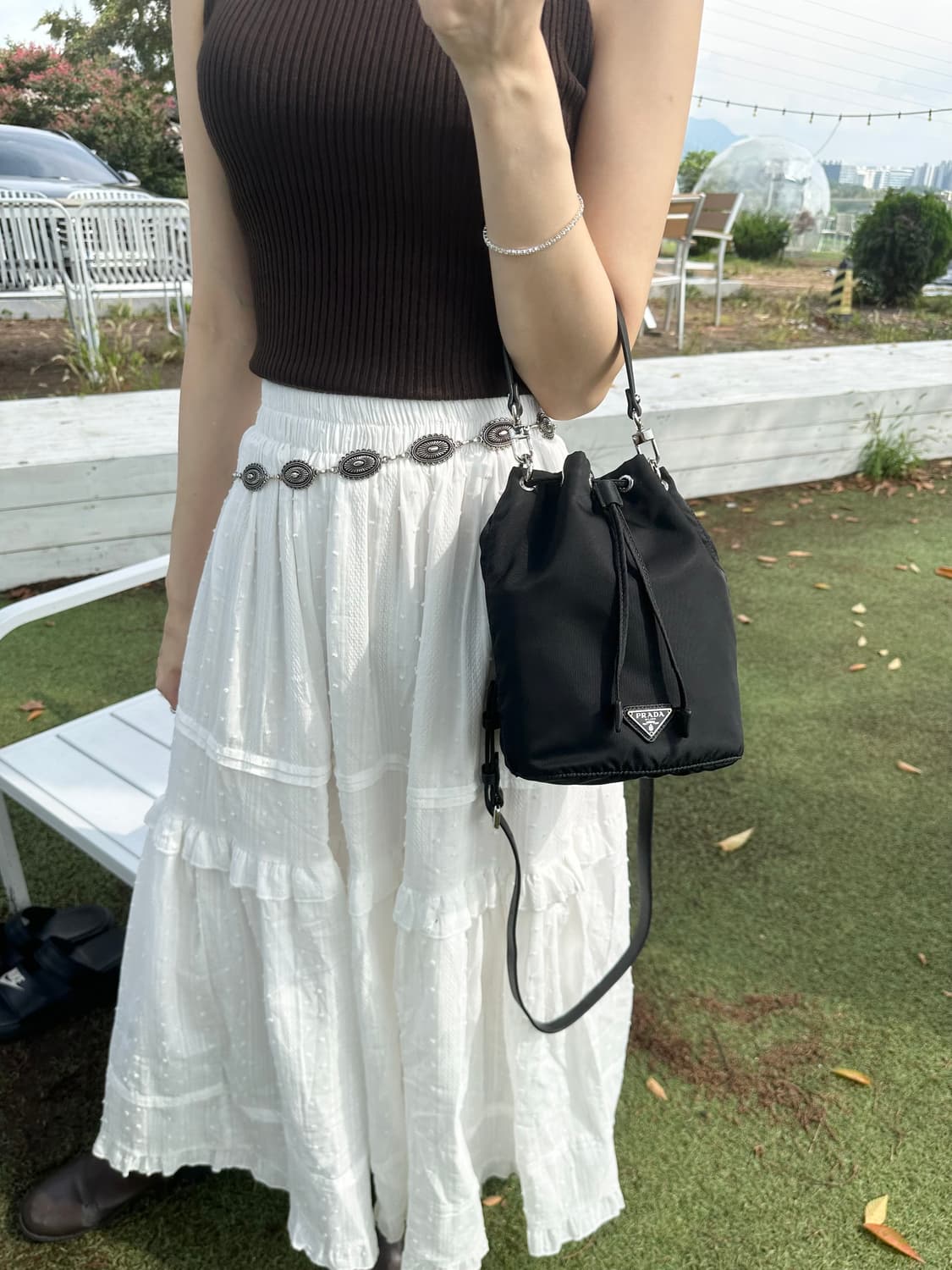 [SA 정품] 프라다 파우치 버킷백 1na369 상품이미지7