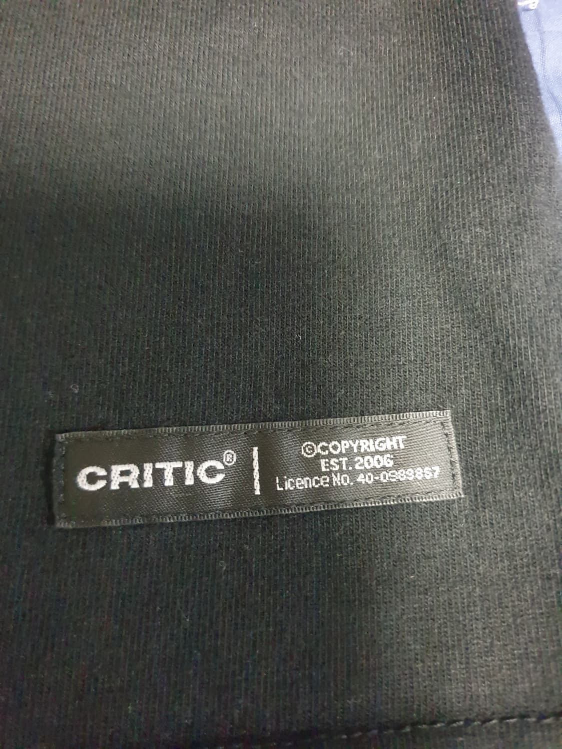 크리틱 포레스트 워 빈티지 프린팅 반팔티 블랙 (L) 상품이미지3