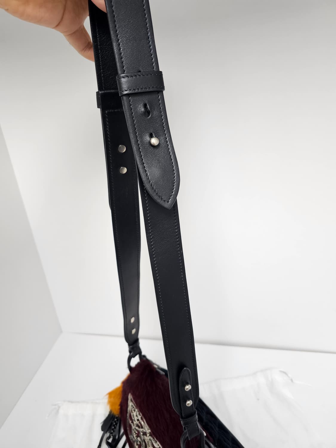 (새상품) 프라다 컬렉션 양털 핸드백 미니백 상품이미지10