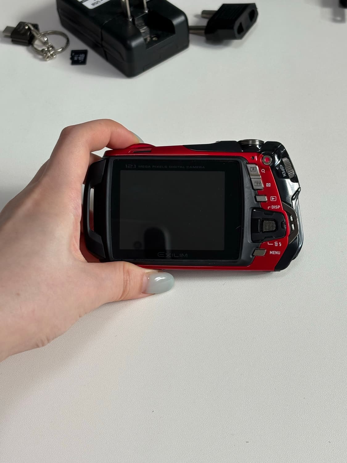 (엔시티 위시 사용/희귀 매물) 카시오 EX-G1 메탈릭 레드❤️ 상품이미지2