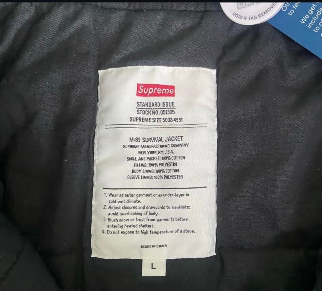 [L] 25ss 슈프림 x 에이펙스 트윈 x 알파 필드 자켓 상품이미지5