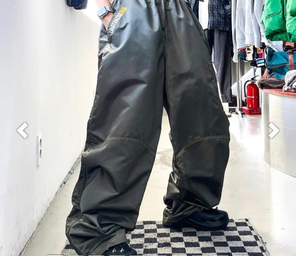 (새제품) 나이키 스우시 베스킷 볼 오버사이즈 나일론 팬츠 상품이미지10