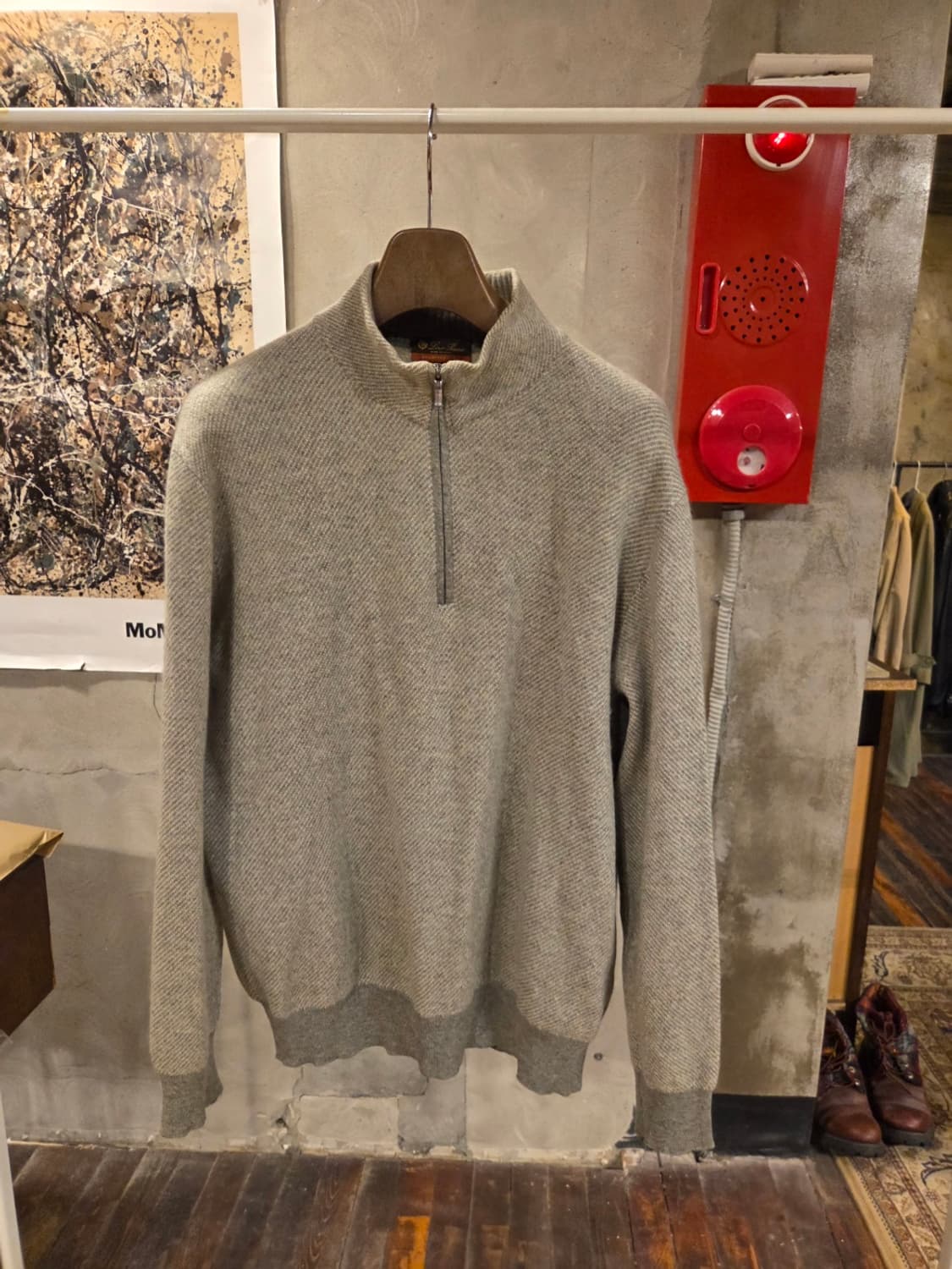 로로피아나 캐시미어 짚업니트 상품이미지5