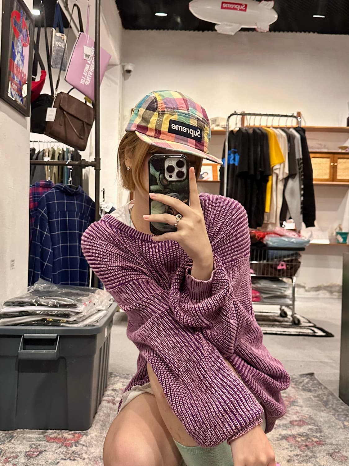 Supreme Madras Camp Cap 상품이미지1