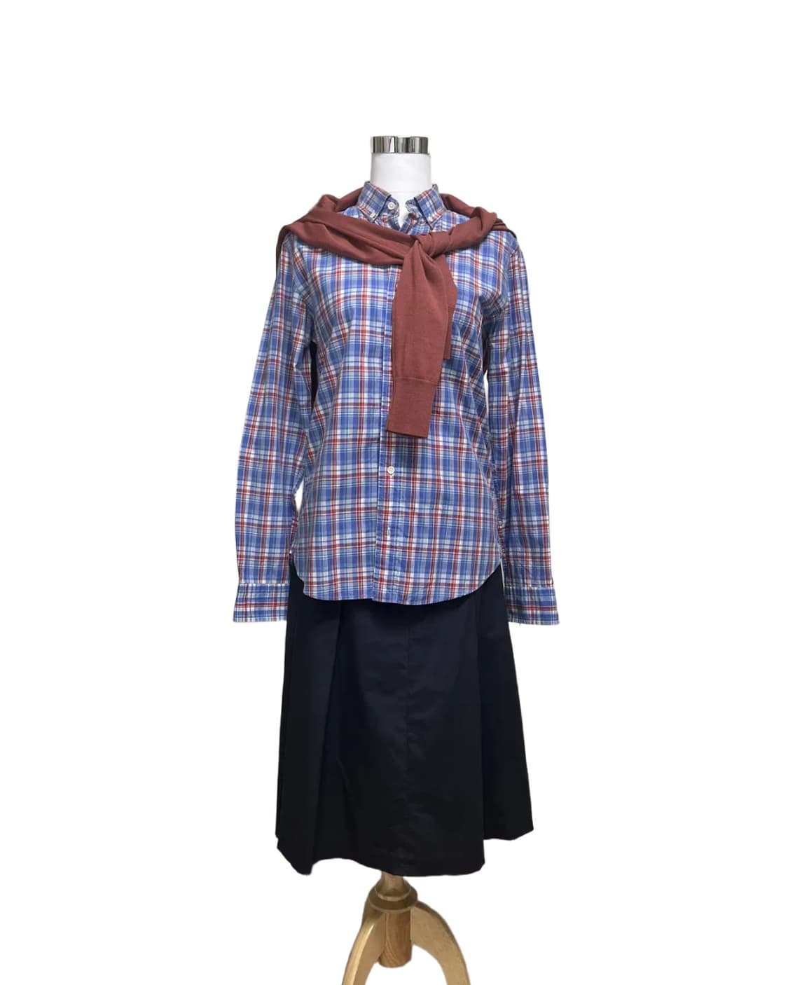 Blue&red check shirt 상품이미지5