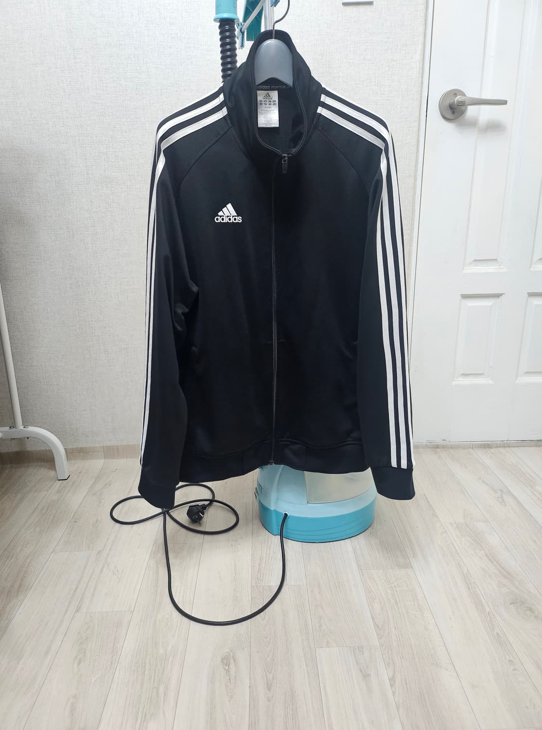 (105~110)XL ☆초대장급☆ 아디다스 마샬아츠 [검흰] 트랙탑져지 상품이미지1