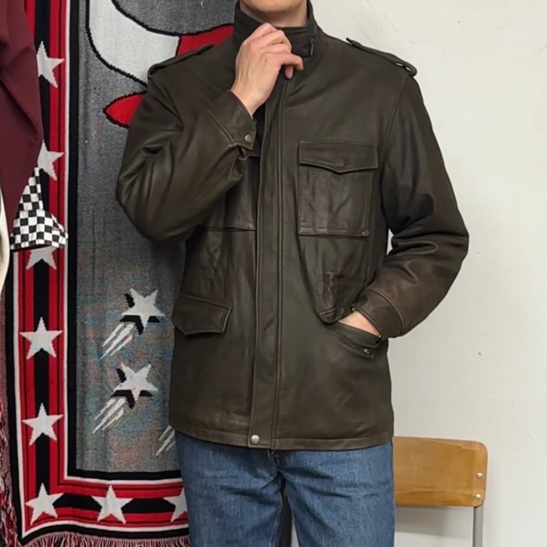 리얼레더 M-65 필드자켓(Made in ITALY) 상품이미지9