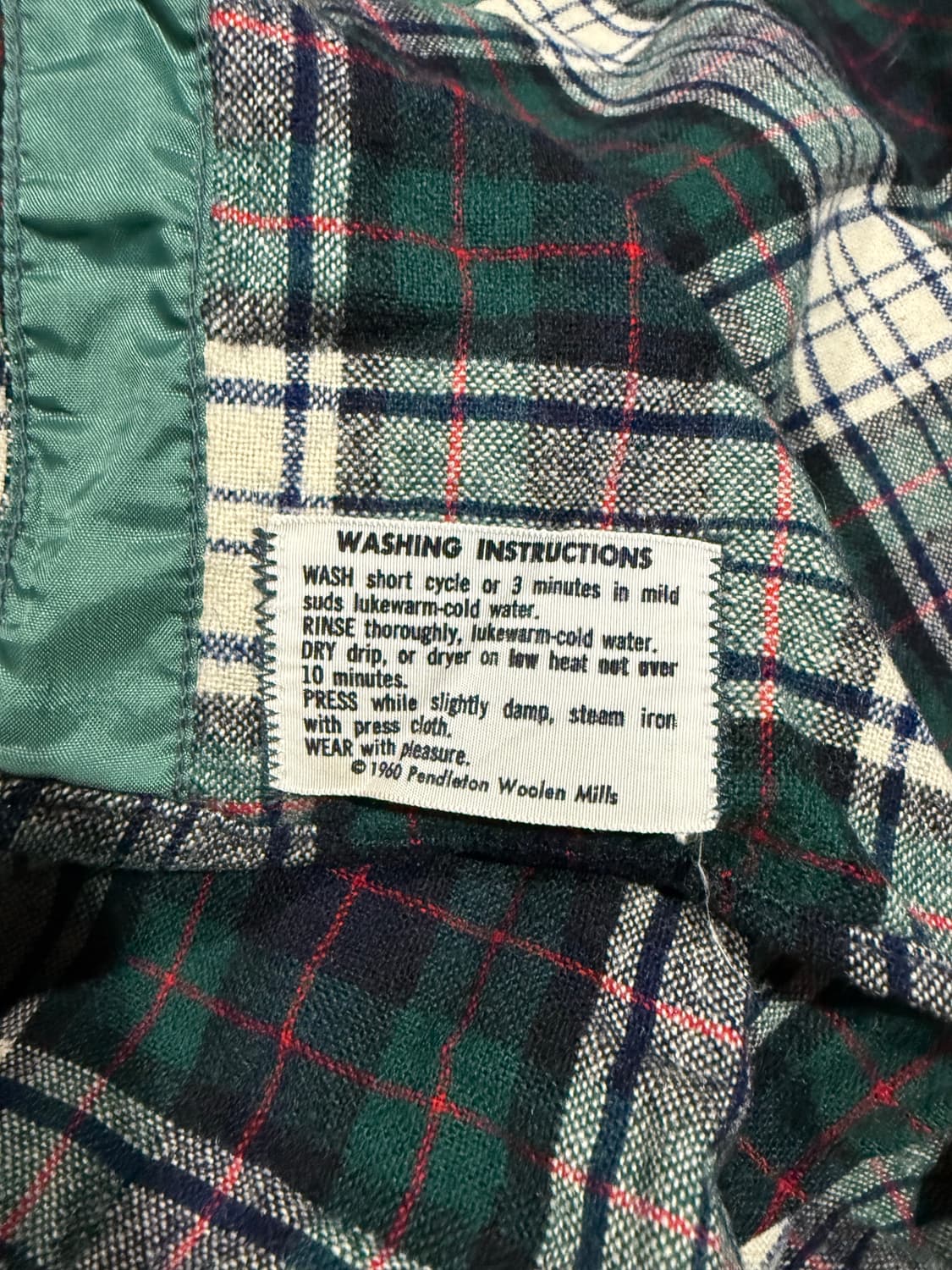 Pendleton 펜들턴 버진울 타탄체크 셔츠 상품이미지5