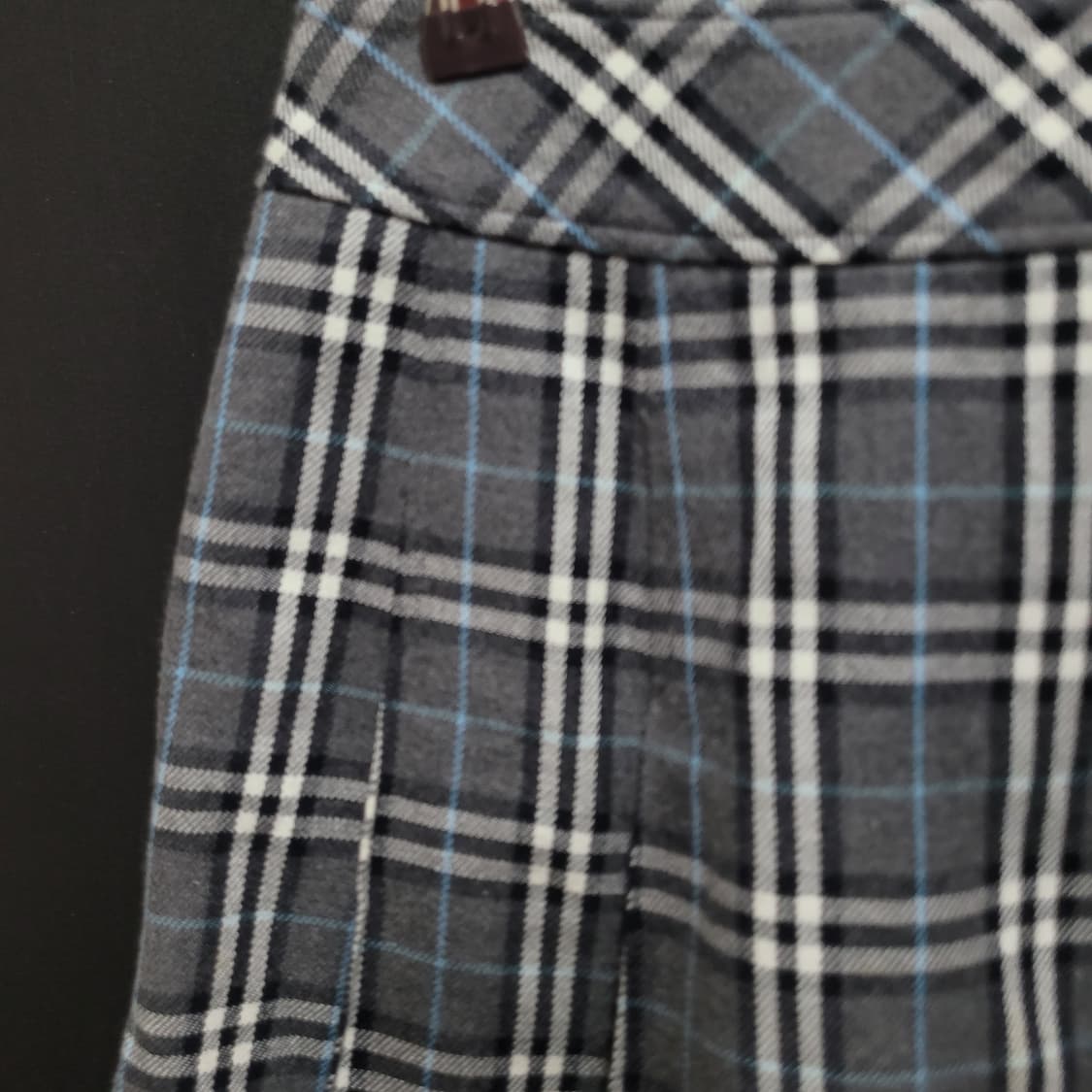 Burberry 버버리 그레이 체크 울스커트 상품이미지2