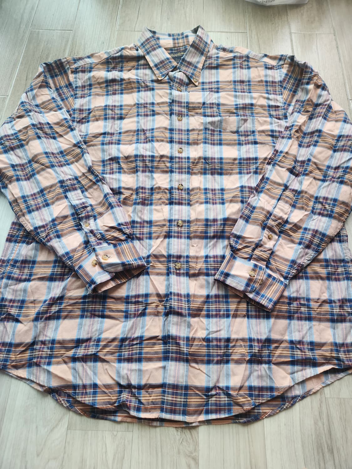 브룩스브라더스 체크 셔츠 XL 상품이미지1