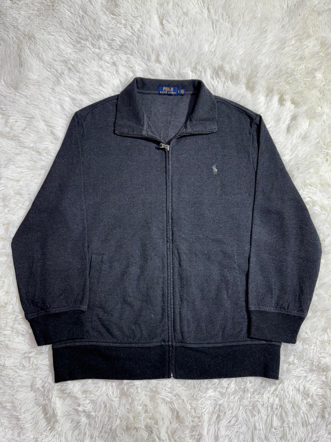 폴로 랄프로렌 그레이 포니 니트집업  상품이미지3
