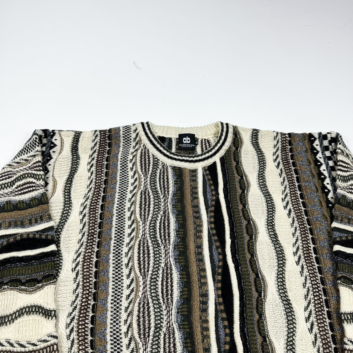 JPN 재팬 빈티지 박시핏 케이블 니트 2XL 상품이미지2