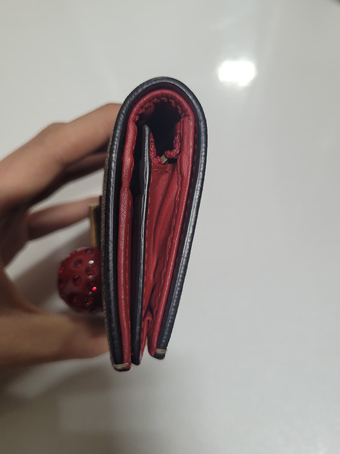 구찌 수프림 체리 중지갑 상품이미지5