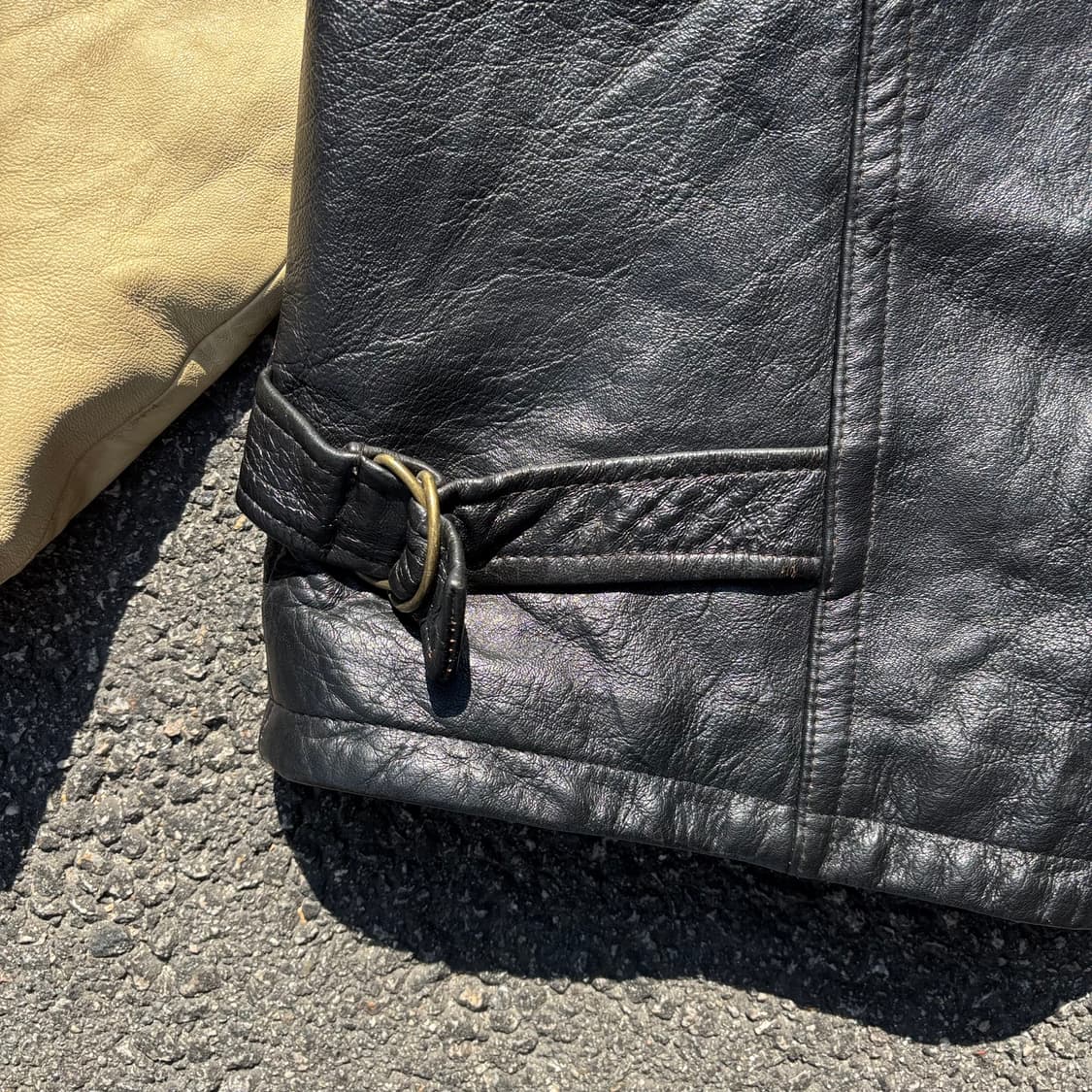 SHARPER IMAGE 레더 자켓 상품이미지8