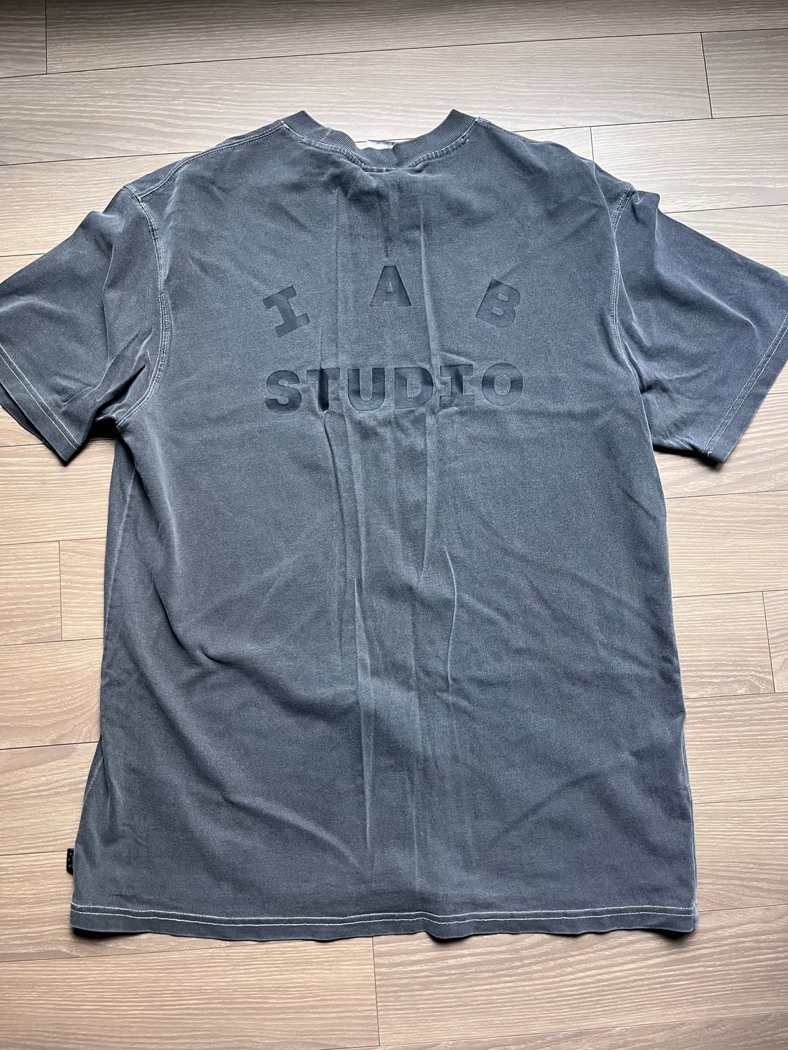 아이앱스튜디오 피그먼트 블랙 반팔 L 상품이미지4