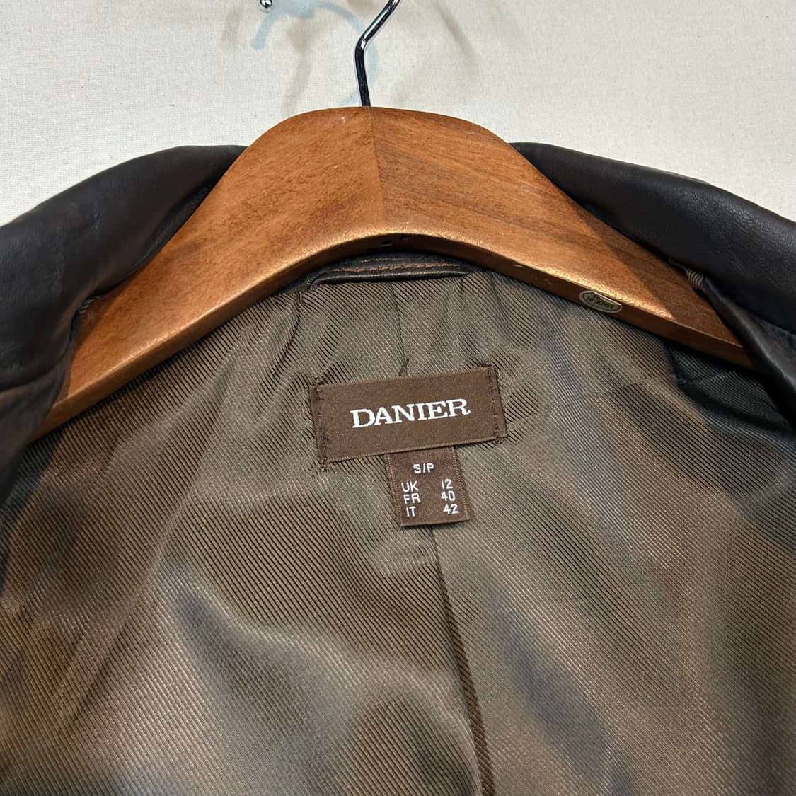 S) DANIER 양가죽 리얼 램스킨 레더 자켓 상품이미지7