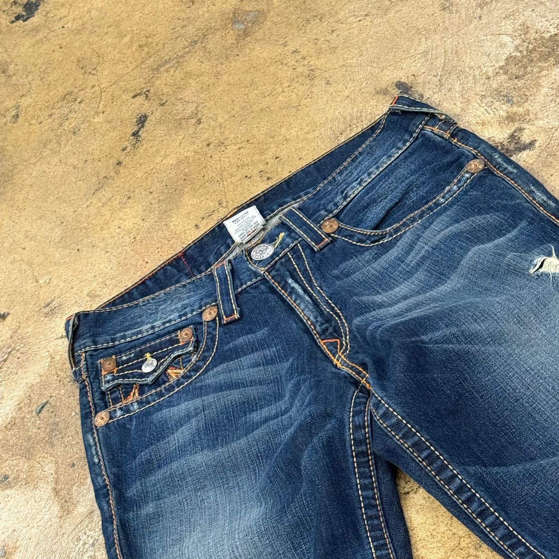 [정품/31] 트루릴리젼 데님 청바지 데미지진 b10 상품이미지1