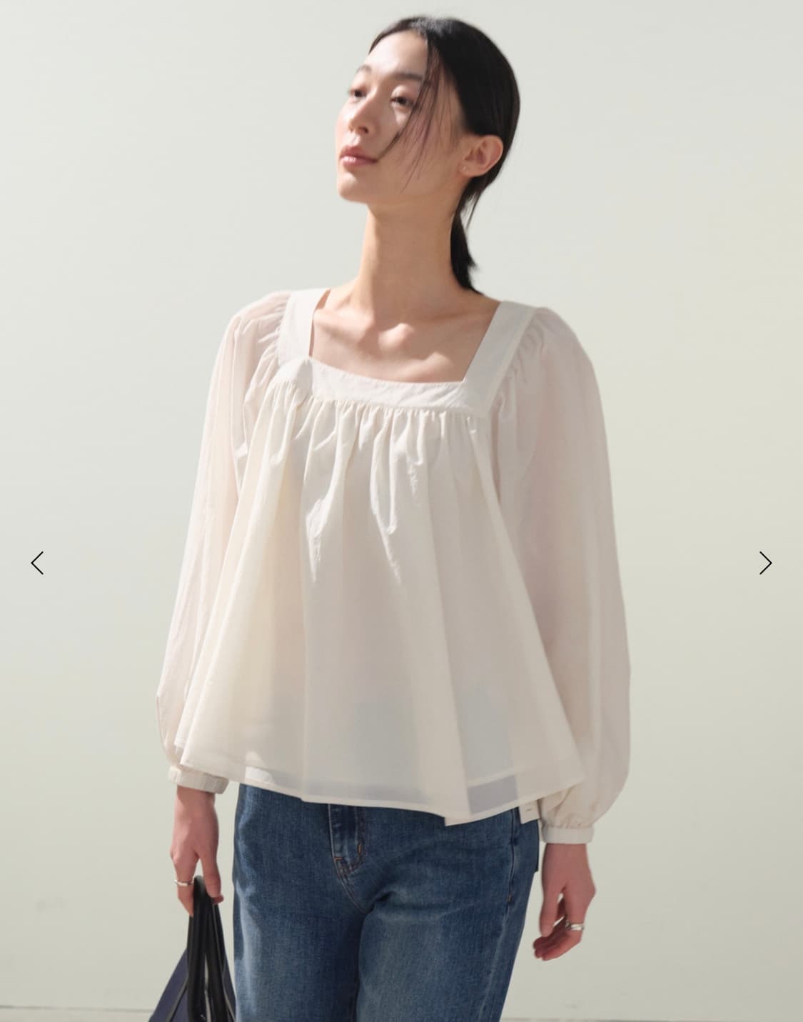 [새상품] 시에 러플 블라우스 상품이미지3
