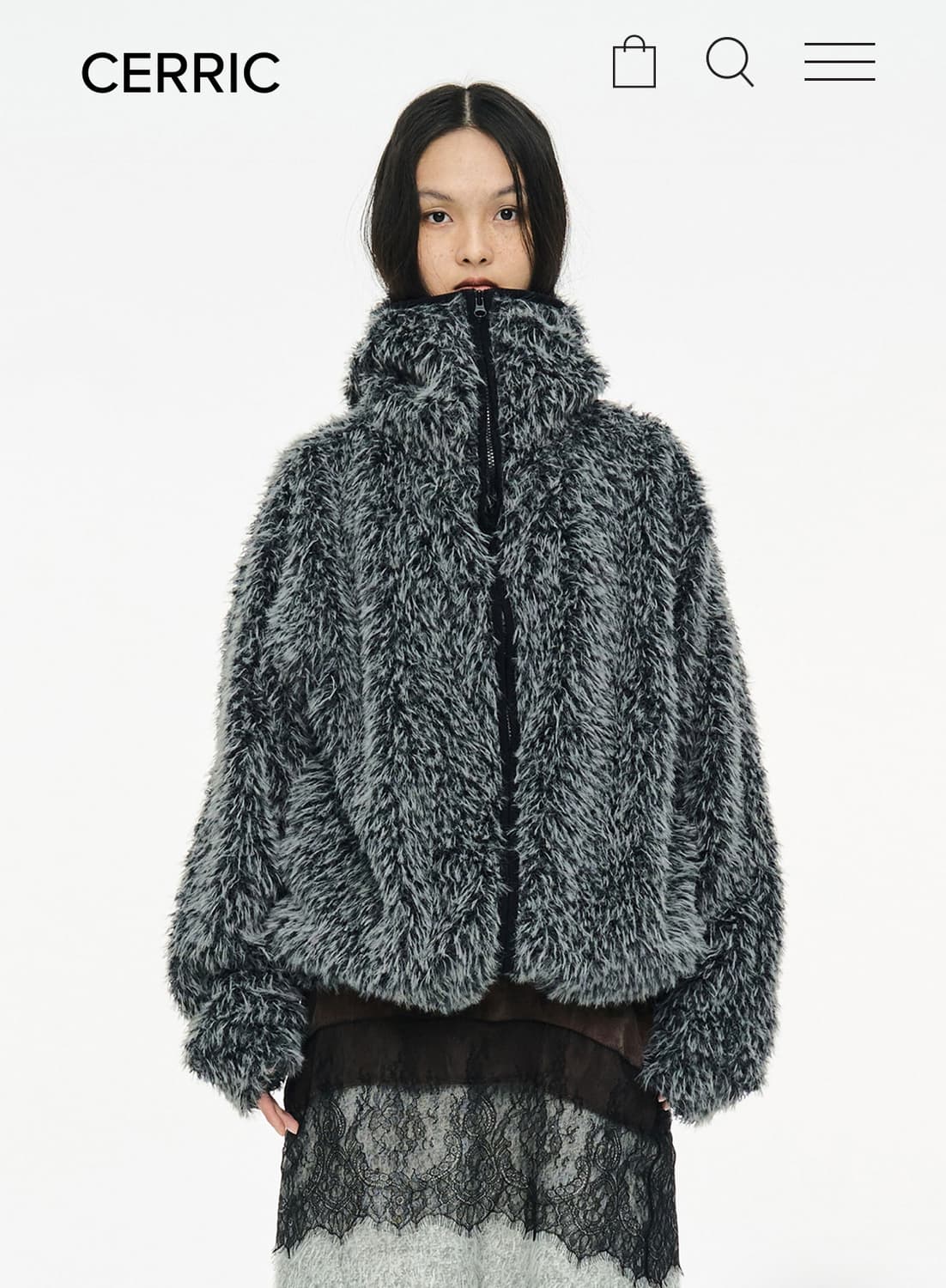 세릭 바라클라바 집업 자켓 cerric zip up 상품이미지2