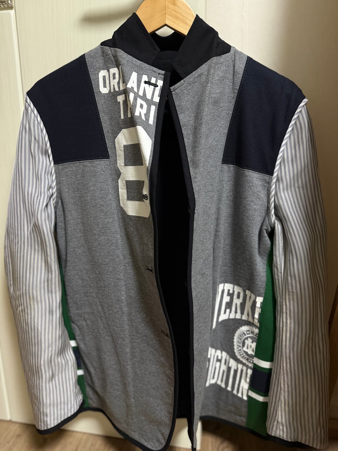 꼼데가르송 옴므 리버서블 자켓 (2019/테일러드 자켓/울/BLK/S) 상품이미지3