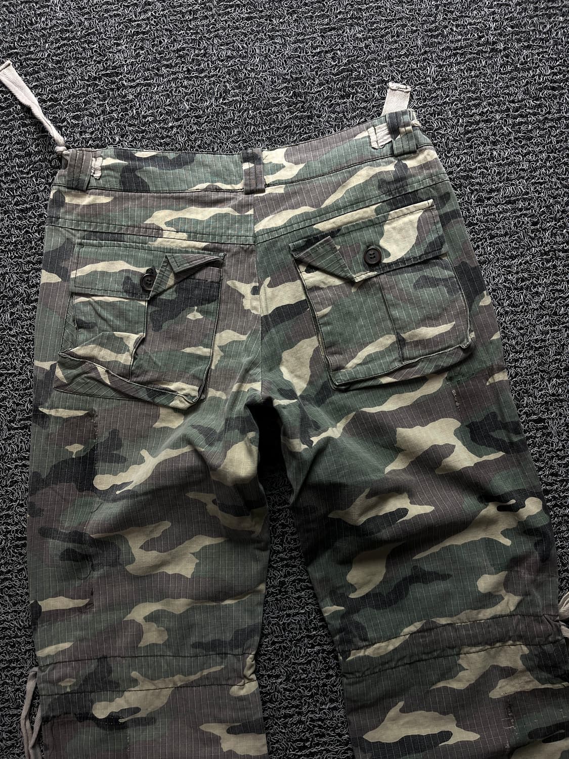 빈티지 립스탑 카모플라쥬 퍼티그 팬츠 383 상품이미지4