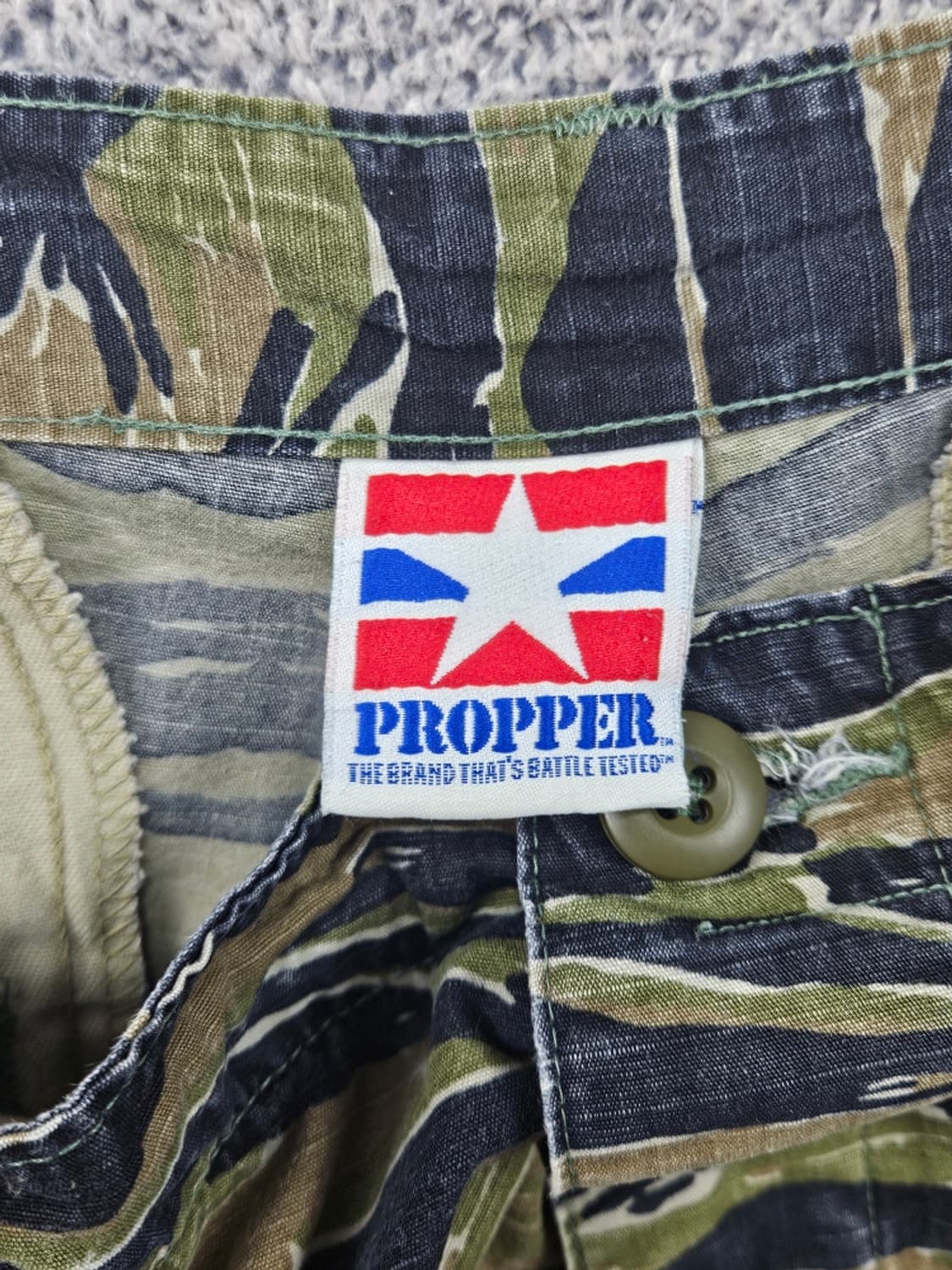 프로퍼 타이거카모 카고 더블니 BDU 팬츠 (31"추정) / 11878 상품이미지7