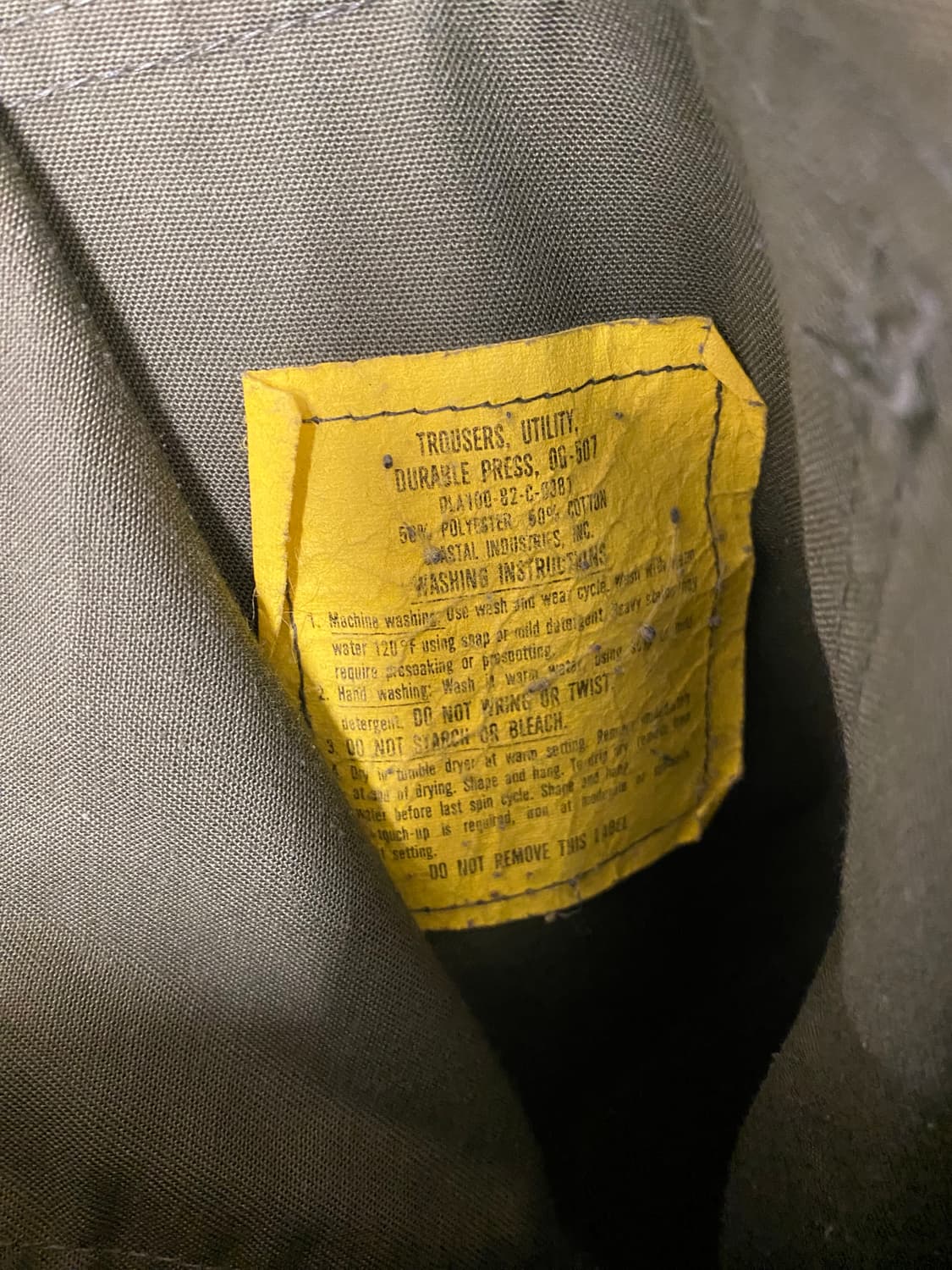 80's U.S Army OG-507 fatigue pants 퍼티그팬츠 상품이미지7