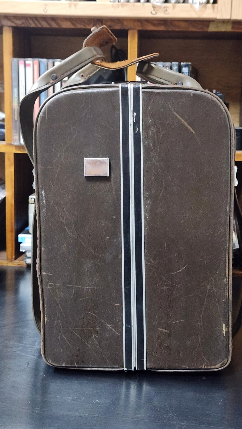 빈티지 가죽 카메라 가방 상품이미지3